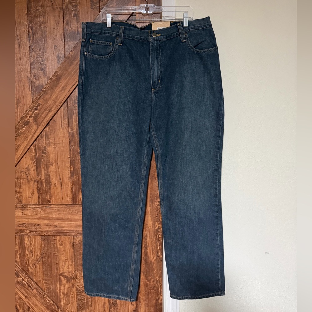 Carhartt Men's Holter Relaxed Fit Straight Leg Jeans 40x32 NWT